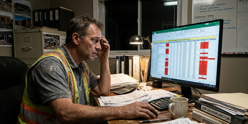 Why Spreadsheets Are Failing Construction Bookkeeping